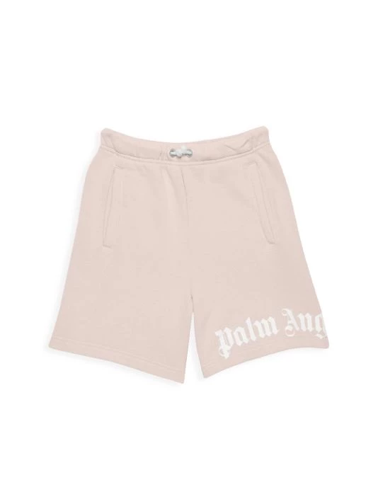 Palm Angels Little Girl's & Girl's Logo Fleece Shorts For Kids 3 Palm Angels Little Girl's & Girl's Logo Fleece Shorts For Kids