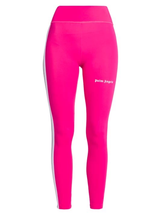 Palm Angels High-Waisted Track Logo Leggings 3 Palm Angels High-Waisted Track Logo Leggings