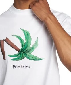 Palm Angels Broken Palm Logo Classic T-Shirt For Men -Palm Angels Sales Store unnamed file 136