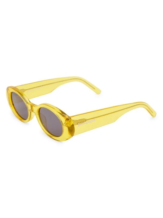 Palm Angels Spirit 147MM Oval Sunglasses For Men 4 Palm Angels Spirit 147MM Oval Sunglasses For Men - Image 2