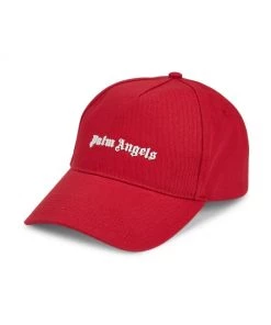 Palm Angels Logo Cotton Cap For Men