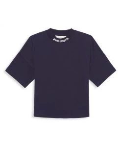 Palm Angels Little Boy's & Boy's Classic Overlogo T-Shirt For Kids