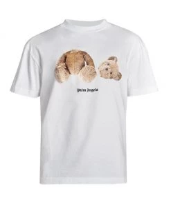 Palm Angels Classic Bear Graphic T-Shirt For Men