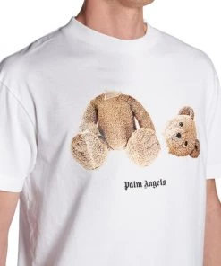 Palm Angels Classic Bear Graphic T-Shirt For Men -Palm Angels Sales Store unnamed file 215