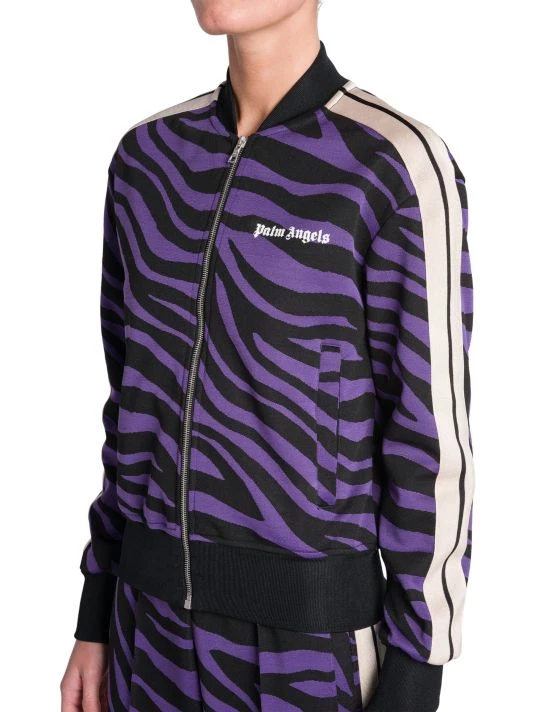 Palm Angels Zebra-Print Track Logo Jacket 8 Palm Angels Zebra-Print Track Logo Jacket - Image 6