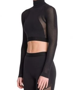 Palm Angels Cropped Seamless Turtleneck Top -Palm Angels Sales Store unnamed file 262