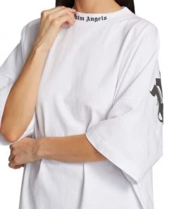 Palm Angels Classic Oversized Logo T-Shirt -Palm Angels Sales Store unnamed file 273