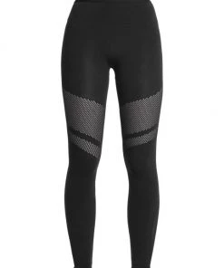 Palm Angels Seamless Lace-Insert Leggings