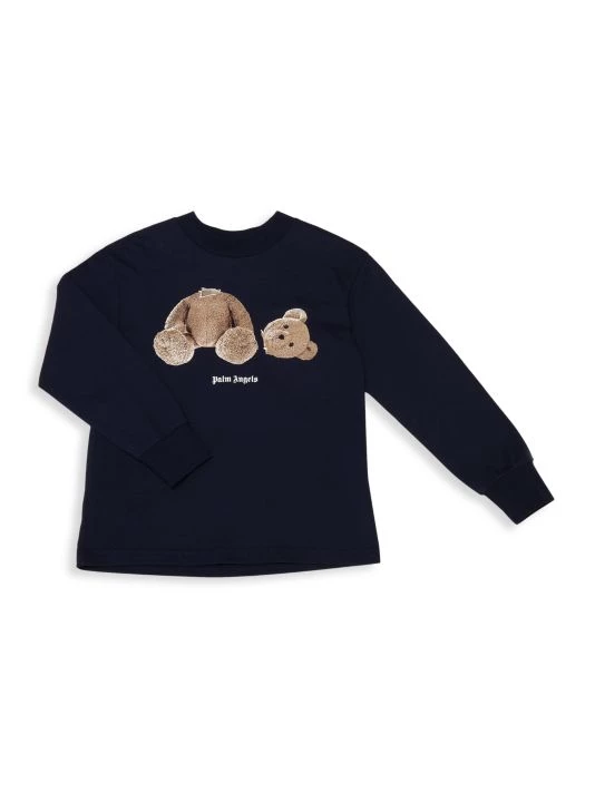 Palm Angels Little Boy's & Boy's Long Sleeve Bear T-Shirt For Kids 3 Palm Angels Little Boy's & Boy's Long Sleeve Bear T-Shirt For Kids