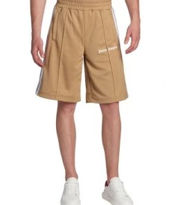 Palm Angels Classic Track Shorts Beige White For Men 10 Palm Angels Classic Track Shorts Beige White For Men -Palm Angels Sales Store unnamed file 304