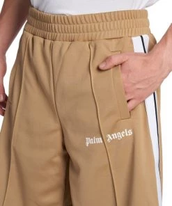 Palm Angels Classic Track Shorts Beige White For Men 13 Palm Angels Classic Track Shorts Beige White For Men -Palm Angels Sales Store unnamed file 307