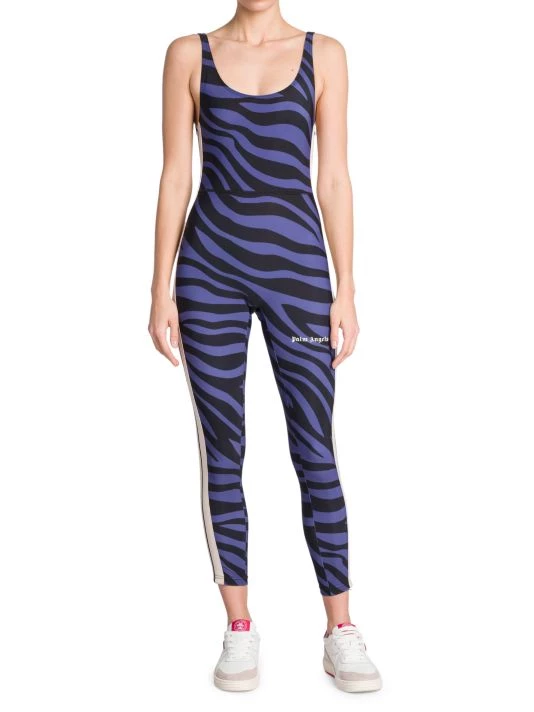 Palm Angels Zebra-Print Logo Jumpsuit 5 Palm Angels Zebra-Print Logo Jumpsuit - Image 3