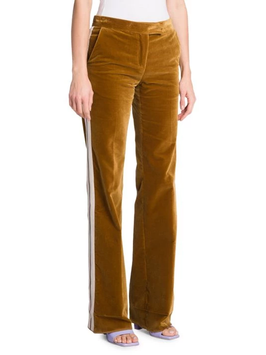 Palm Angels High-Waisted Velvet Track Pants 6 Palm Angels High-Waisted Velvet Track Pants - Image 4