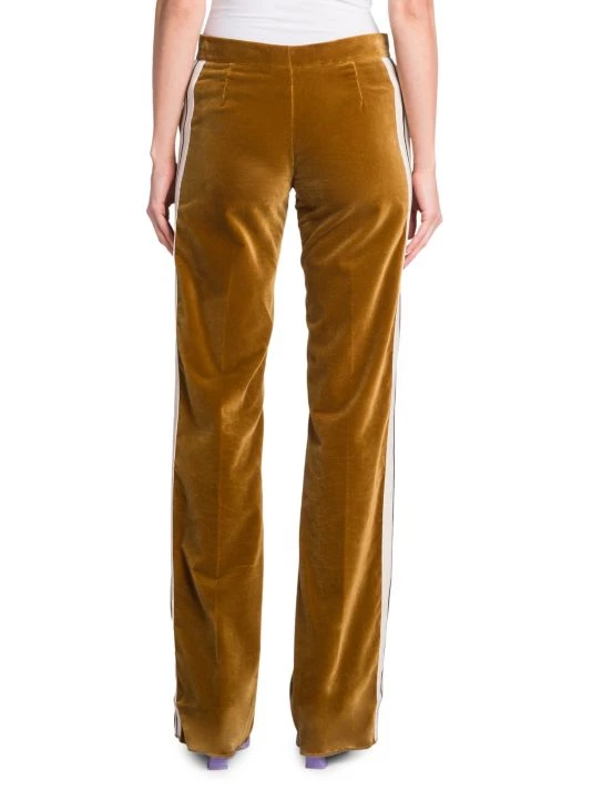 Palm Angels High-Waisted Velvet Track Pants 7 Palm Angels High-Waisted Velvet Track Pants - Image 5