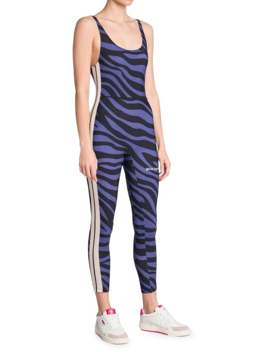 Palm Angels Zebra-Print Logo Jumpsuit 6 Palm Angels Zebra-Print Logo Jumpsuit - Image 4