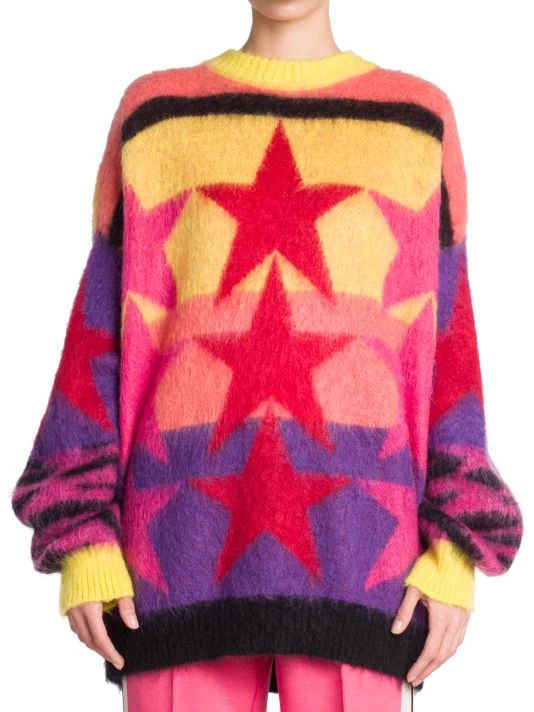 Palm Angels Oversized Colorblocked Star Sweater 5 Palm Angels Oversized Colorblocked Star Sweater - Image 3