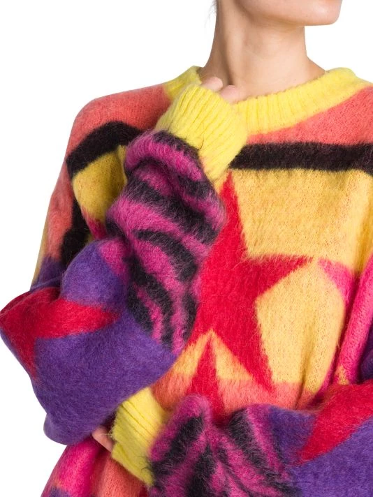 Palm Angels Oversized Colorblocked Star Sweater 8 Palm Angels Oversized Colorblocked Star Sweater - Image 6