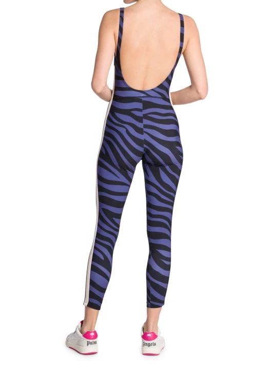 Palm Angels Zebra-Print Logo Jumpsuit 7 Palm Angels Zebra-Print Logo Jumpsuit - Image 5