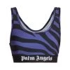 Palm Angels Zebra-Print Logo Bra
