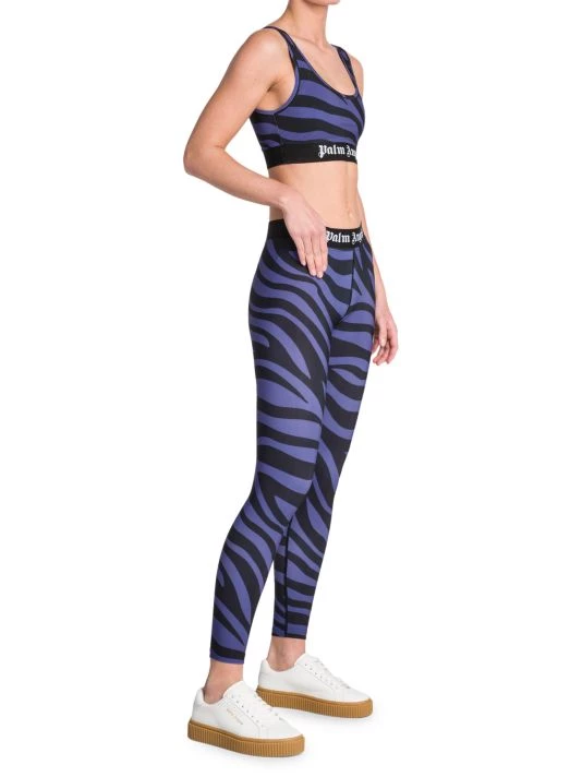 Palm Angels Zebra-Print Logo Bra 4 Palm Angels Zebra-Print Logo Bra - Image 2