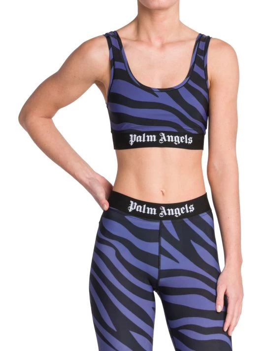 Palm Angels Zebra-Print Logo Bra 5 Palm Angels Zebra-Print Logo Bra - Image 3