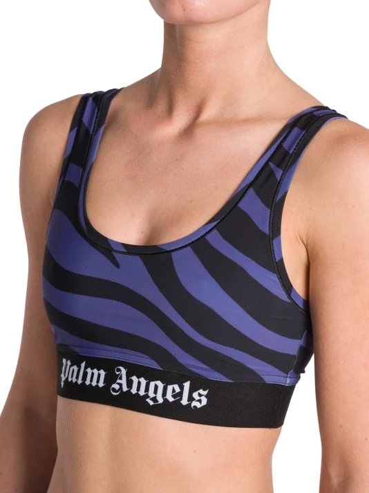 Palm Angels Zebra-Print Logo Bra 8 Palm Angels Zebra-Print Logo Bra - Image 6