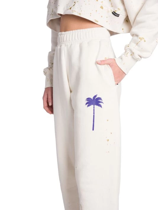 Palm Angels Elasticized Paint-Splatter Sweatpants 8 Palm Angels Elasticized Paint-Splatter Sweatpants - Image 6