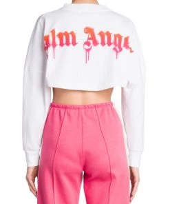 Palm Angels Cropped Spray-Painted Logo Top 12 Palm Angels Cropped Spray-Painted Logo Top -Palm Angels Sales Store unnamed file 389