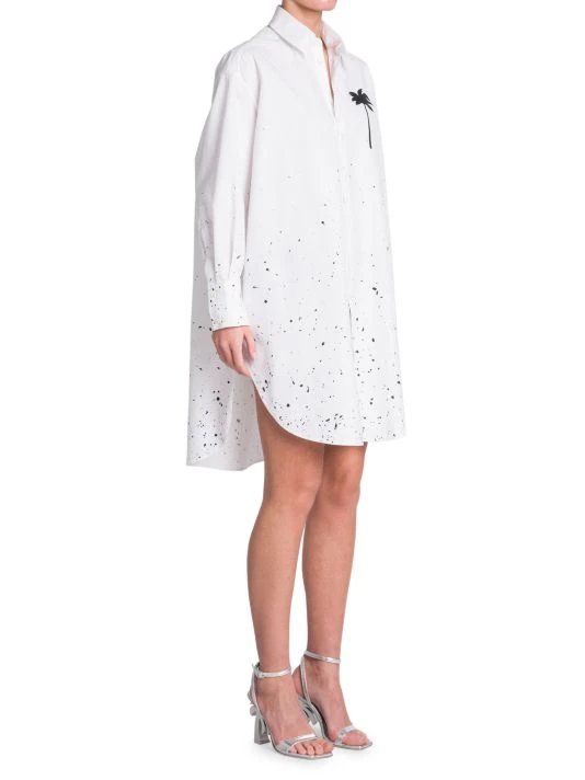 Palm Angels Oversized Paint-Splatter Shirtdress 4 Palm Angels Oversized Paint-Splatter Shirtdress - Image 2