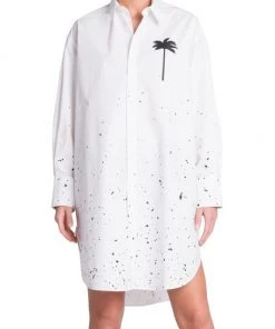 Palm Angels Oversized Paint-Splatter Shirtdress 10 Palm Angels Oversized Paint-Splatter Shirtdress -Palm Angels Sales Store unnamed file 399