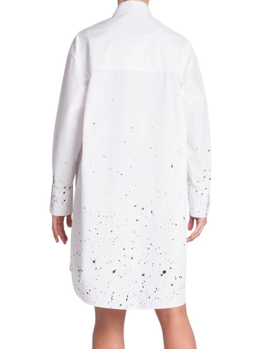 Palm Angels Oversized Paint-Splatter Shirtdress 7 Palm Angels Oversized Paint-Splatter Shirtdress - Image 5