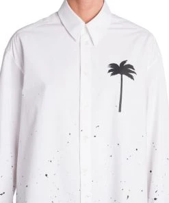 Palm Angels Oversized Paint-Splatter Shirtdress 13 Palm Angels Oversized Paint-Splatter Shirtdress -Palm Angels Sales Store unnamed file 402