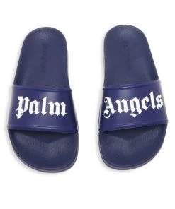 Palm Angels Little Boy's & Boy's Logo Pool Slides For Kids
