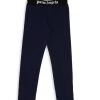Palm Angels Little Girl's & Girl's Logo-Waistband Cotton Leggings For Kids