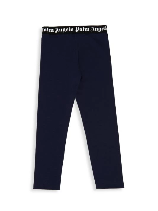 Palm Angels Little Girl's & Girl's Logo-Waistband Cotton Leggings For Kids 4 Palm Angels Little Girl's & Girl's Logo-Waistband Cotton Leggings For Kids - Image 2