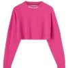 Palm Angels Over Logo Cropped Long Sleeve Top -Palm Angels Sales Store unnamed file 435