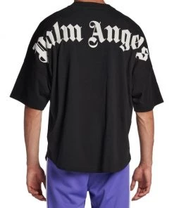 Palm Angels Oversized Logo T-Shirt For Men -Palm Angels Sales Store unnamed file 449