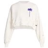 Palm Angels Cropped Paint-Splatter Sweatshirt