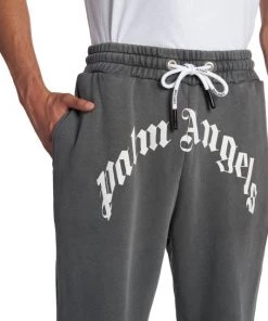 Palm Angels Curved Logo Sweatpants For Men 13 Palm Angels Curved Logo Sweatpants For Men -Palm Angels Sales Store unnamed file 482