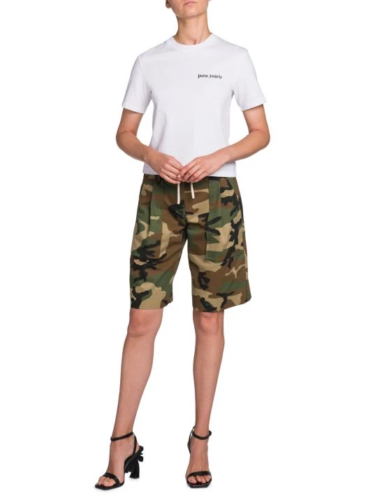 Palm Angels Classic Logo Fitted T-Shirt 4 Palm Angels Classic Logo Fitted T-Shirt - Image 2