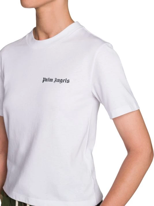 Palm Angels Classic Logo Fitted T-Shirt 8 Palm Angels Classic Logo Fitted T-Shirt - Image 6
