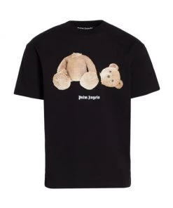 Palm Angels Graphic-Print Logo T-Shirt For Men