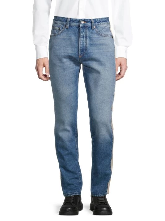 Palm Angels Five-Pocket Track Jeans For Men 5 Palm Angels Five-Pocket Track Jeans For Men - Image 3