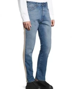 Palm Angels Five-Pocket Track Jeans For Men 11 Palm Angels Five-Pocket Track Jeans For Men -Palm Angels Sales Store unnamed file 514