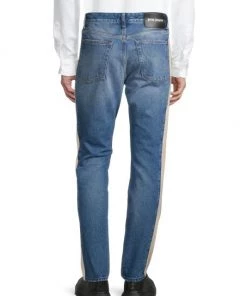 Palm Angels Five-Pocket Track Jeans For Men 12 Palm Angels Five-Pocket Track Jeans For Men -Palm Angels Sales Store unnamed file 515