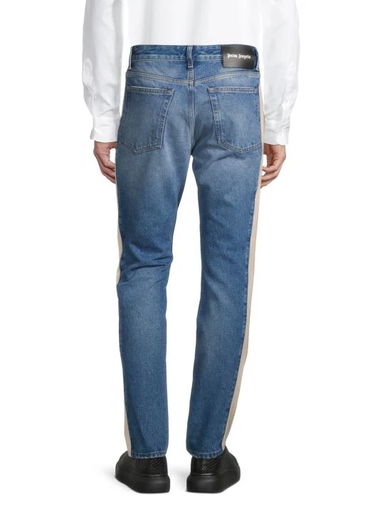 Palm Angels Five-Pocket Track Jeans For Men 7 Palm Angels Five-Pocket Track Jeans For Men - Image 5
