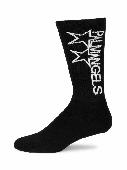 Palm Angels Racing Stars Calf Socks For Men 3 Palm Angels Racing Stars Calf Socks For Men