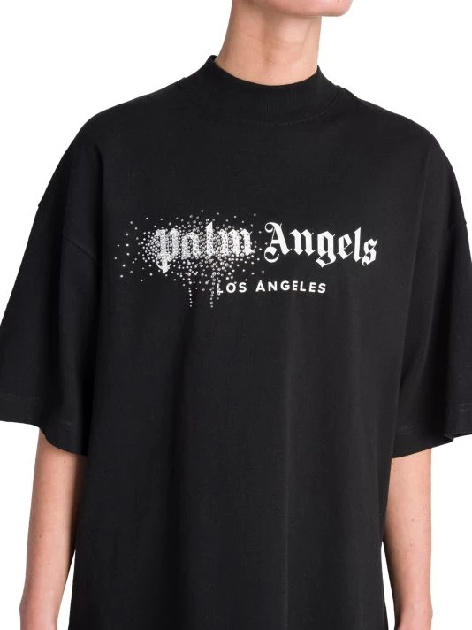 Palm Angels Rhinestone-Embellished Logo T-Shirt 7 Palm Angels Rhinestone-Embellished Logo T-Shirt - Image 5