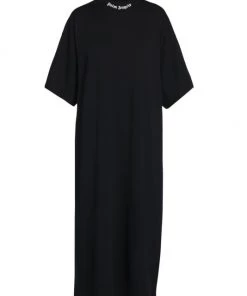 Palm Angels Contrast Logo T-Shirt Dress