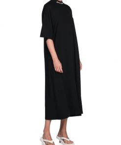 Palm Angels Contrast Logo T-Shirt Dress -Palm Angels Sales Store unnamed file 551